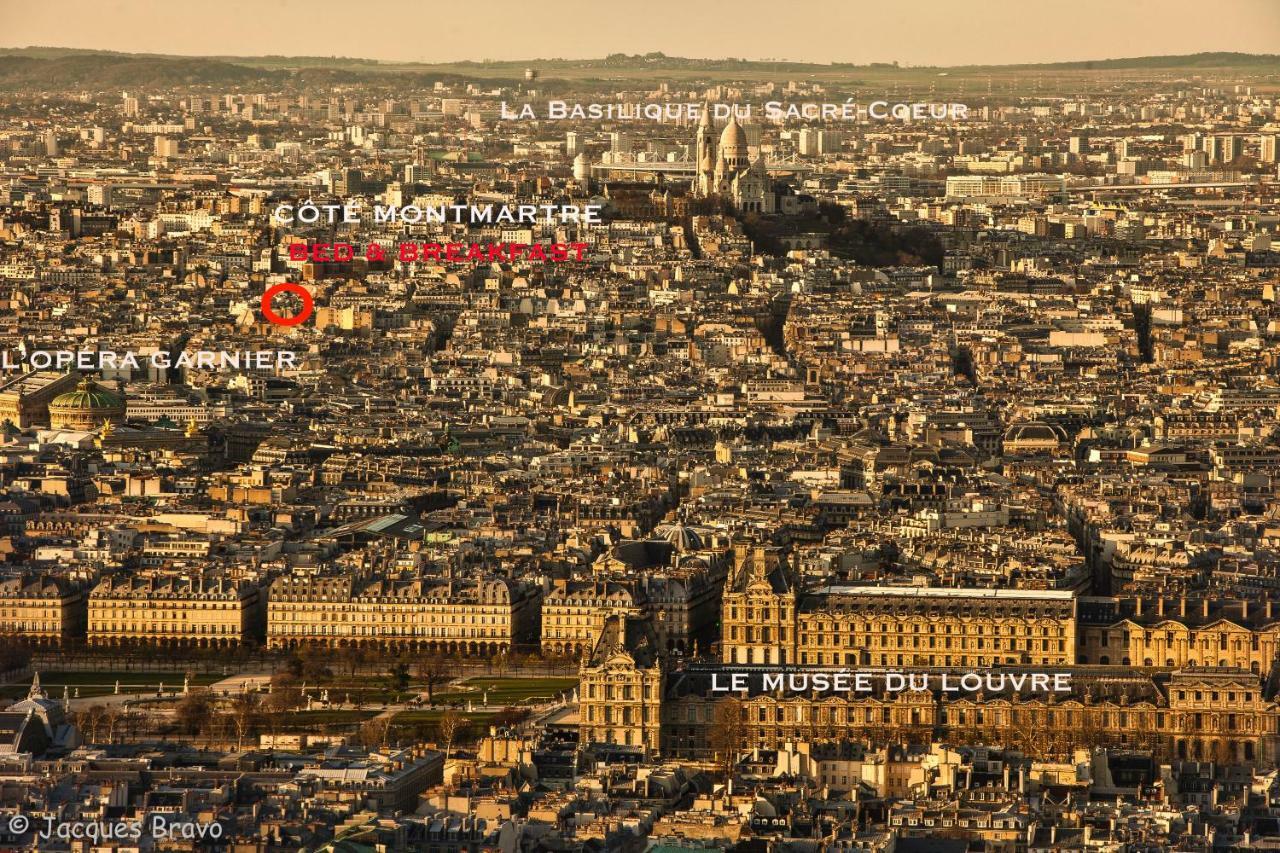 Bed and Breakfast Cote Montmartre Paris Exterior foto